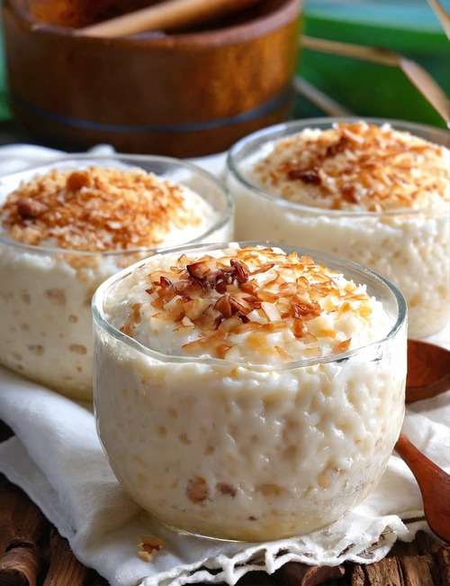 Arroz de leche con coco